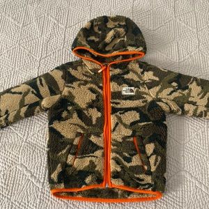 North Face Toddler Plush Hoodie - Camouflage
